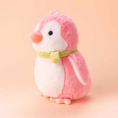 Muffler Penguin Plush Toy Pink -Small