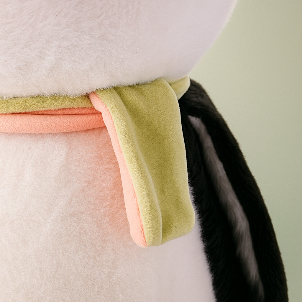 Muffler Penguin Plush Toy Black - Small
