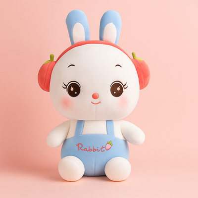 Headphone Rabbit Plush Toy Blue - Large