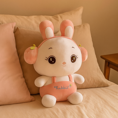 Headphone Rabbit Plush Toy Pink - Large