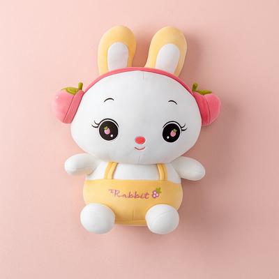 Headphone Rabbit Plush Toy Yellow - Large