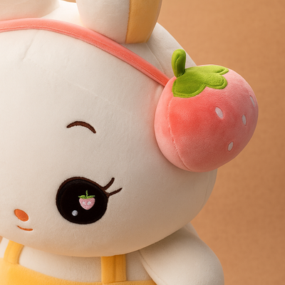 Headphone Rabbit Plush Toy Yellow - Large