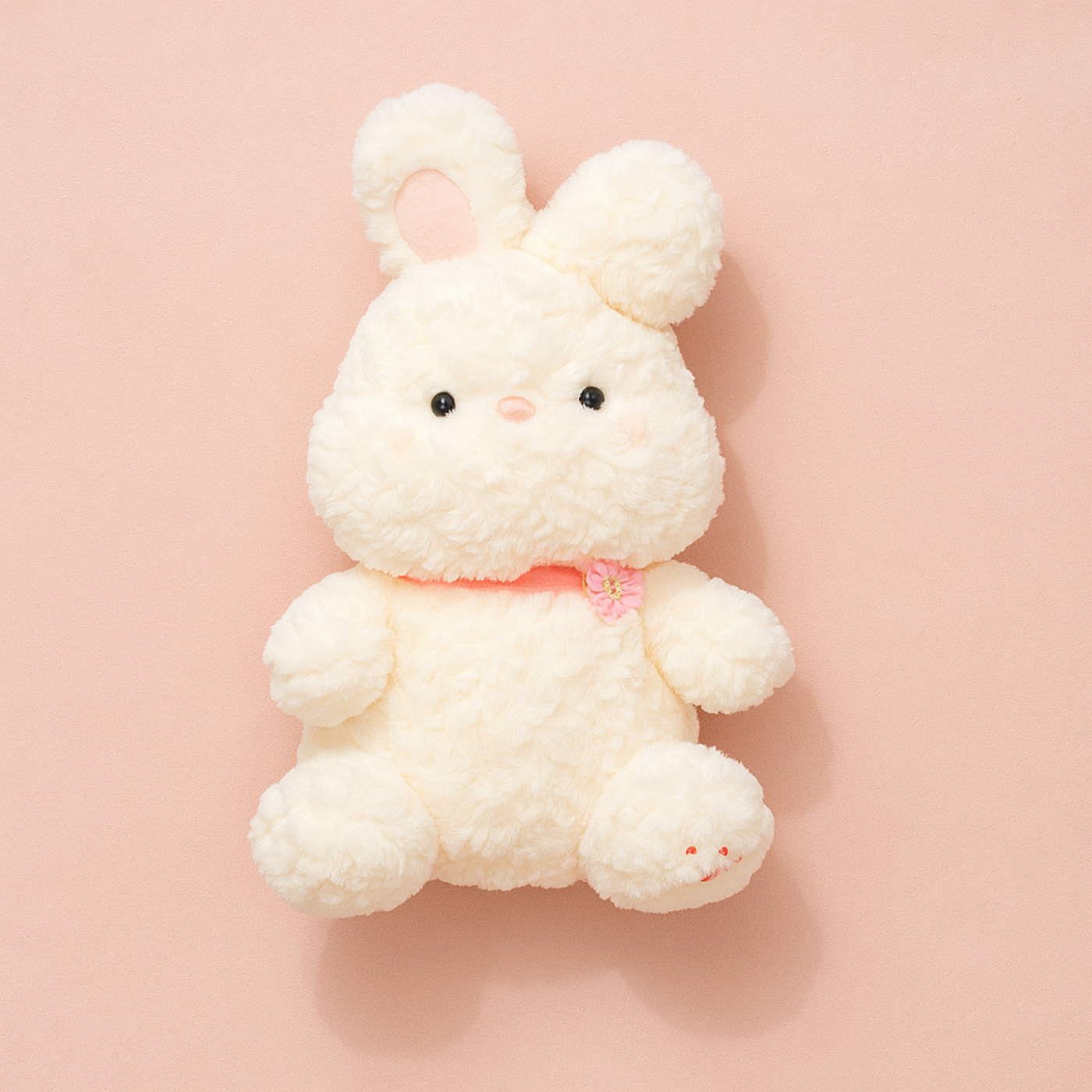 Bunny with Pink Tie Plush Toy - Large