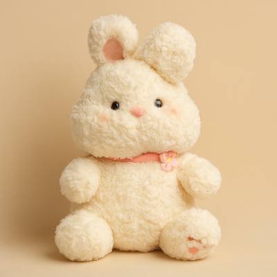 Bunny with Pink Tie Plush Toy - Large