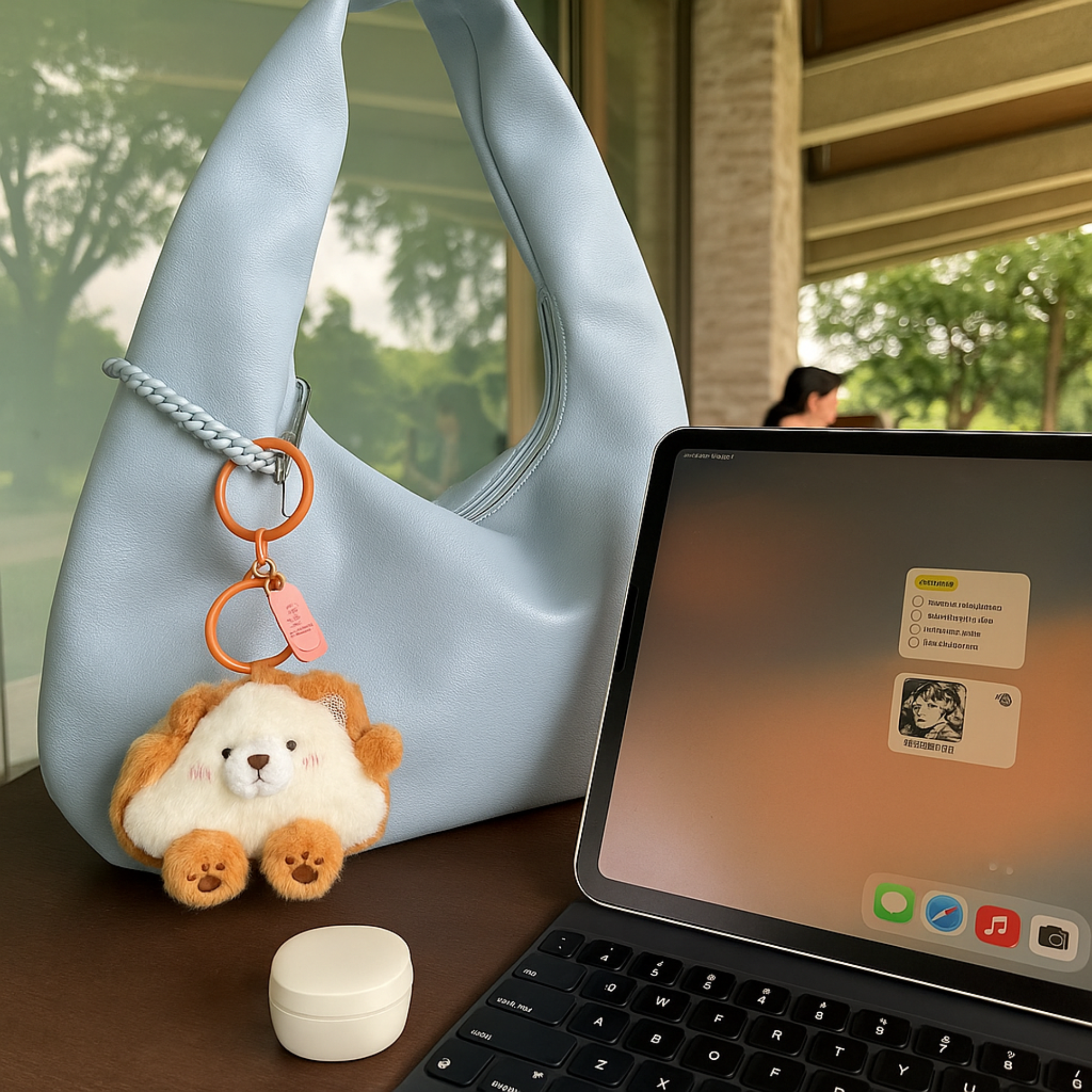 Sandwich Triangle Bread Plushie Keyring