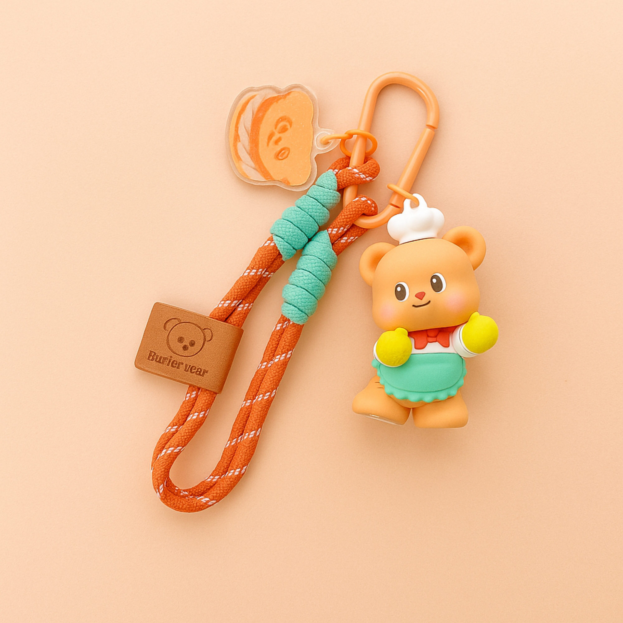 Butterbear Chef Silicone Keyring