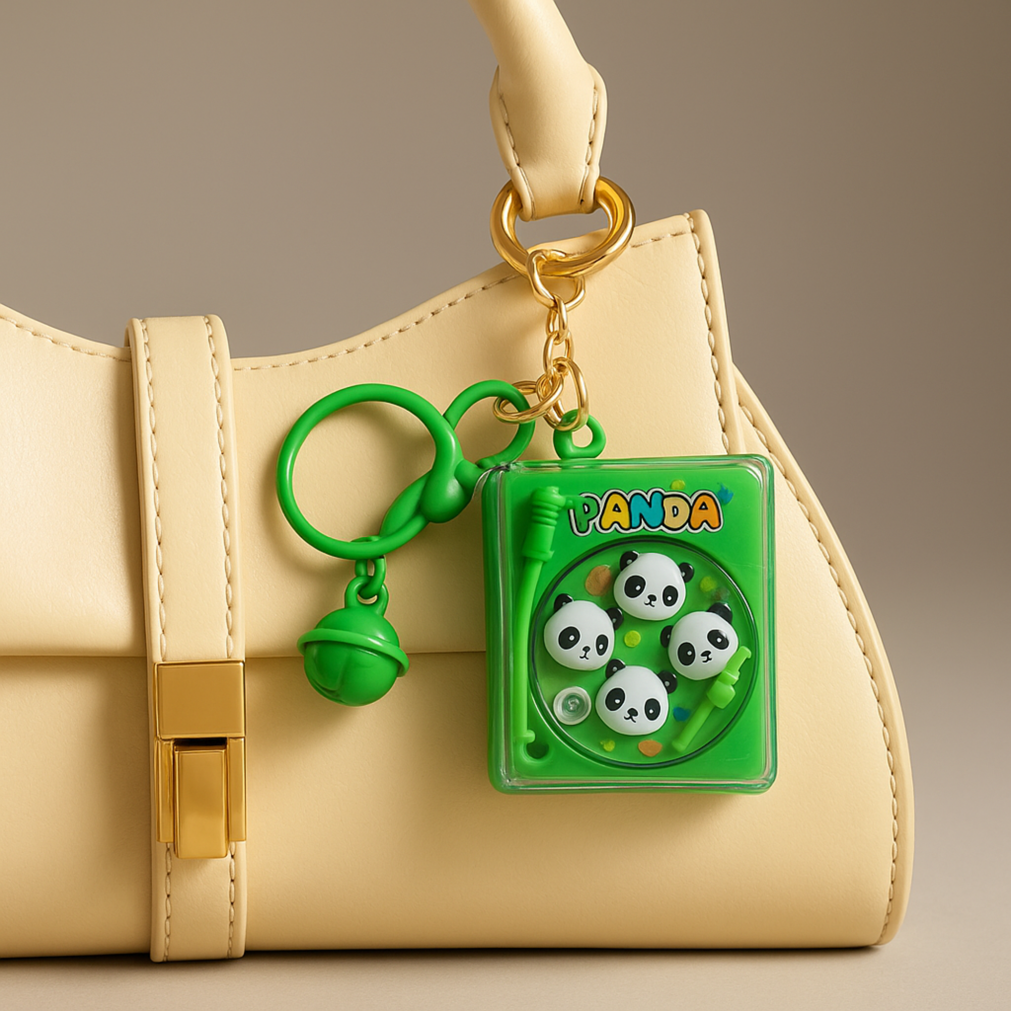 Panda Fishing Game Keyring