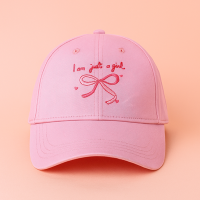 I am Just A Girl Baseball Cap