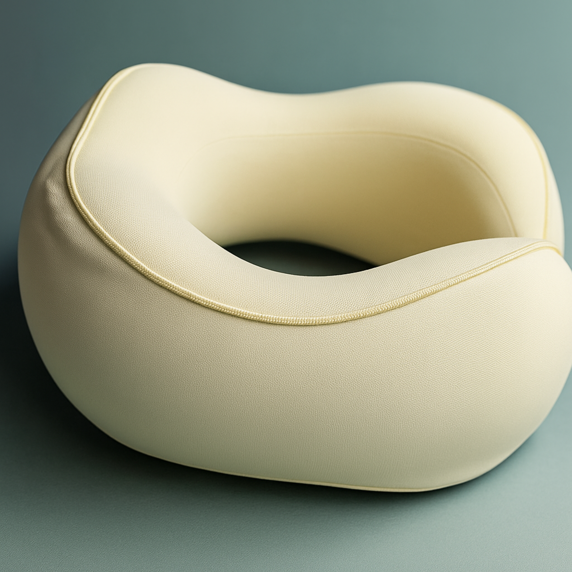 Yellow Memory Foam Neck Pillow