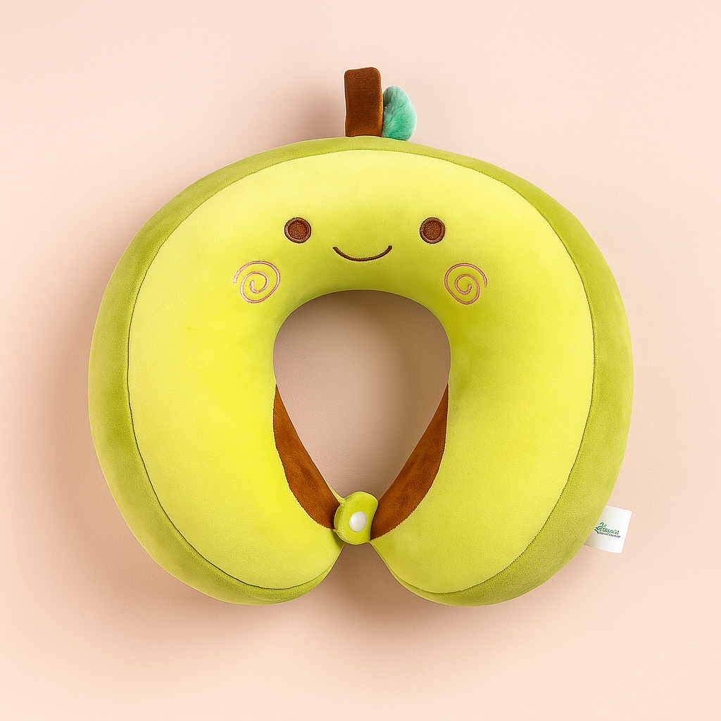 Cute Avocado Neck Pillow (Memory Foam)