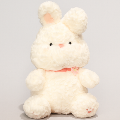 Bunny with Pink Tie Plush Toy - Large