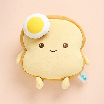 Egg Toastie Plushie Cushion