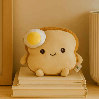 Egg Toastie Plushie Cushion