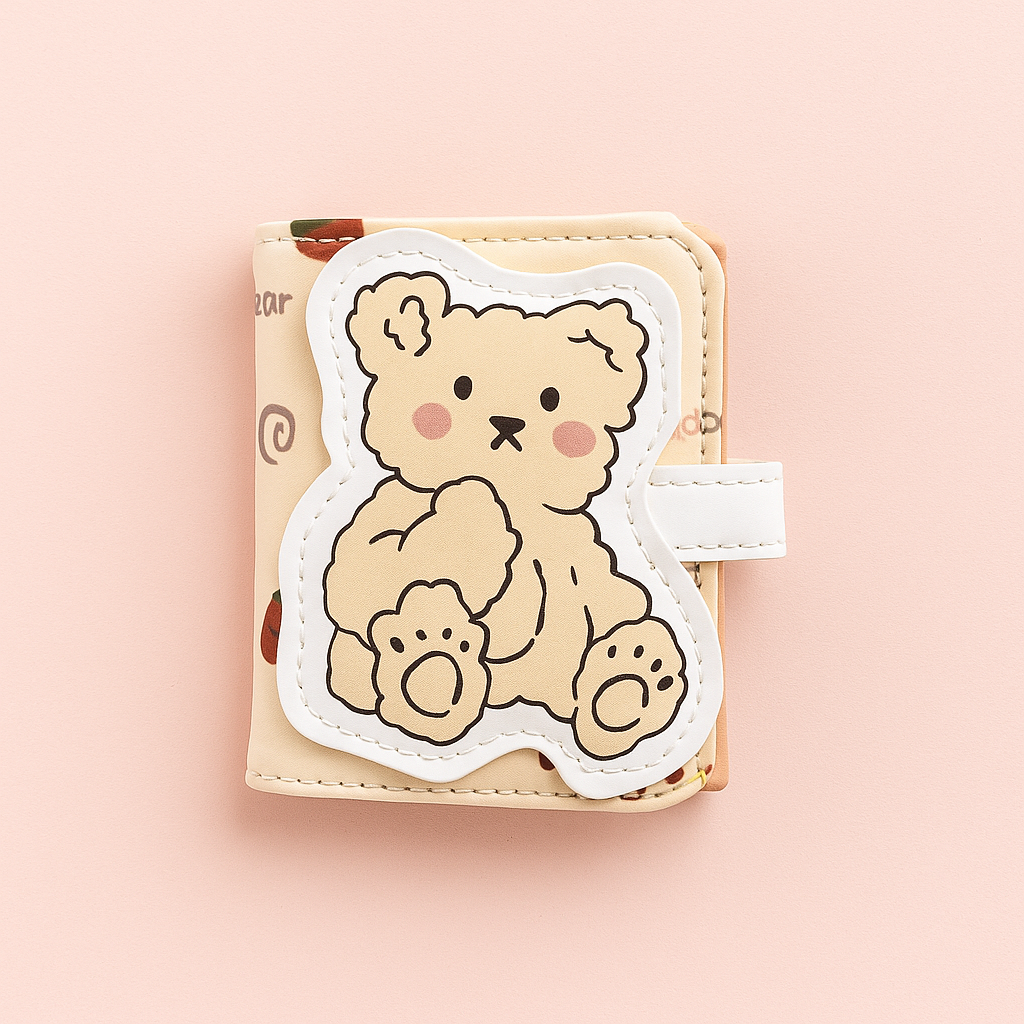 Confused Brown Bear Wallet