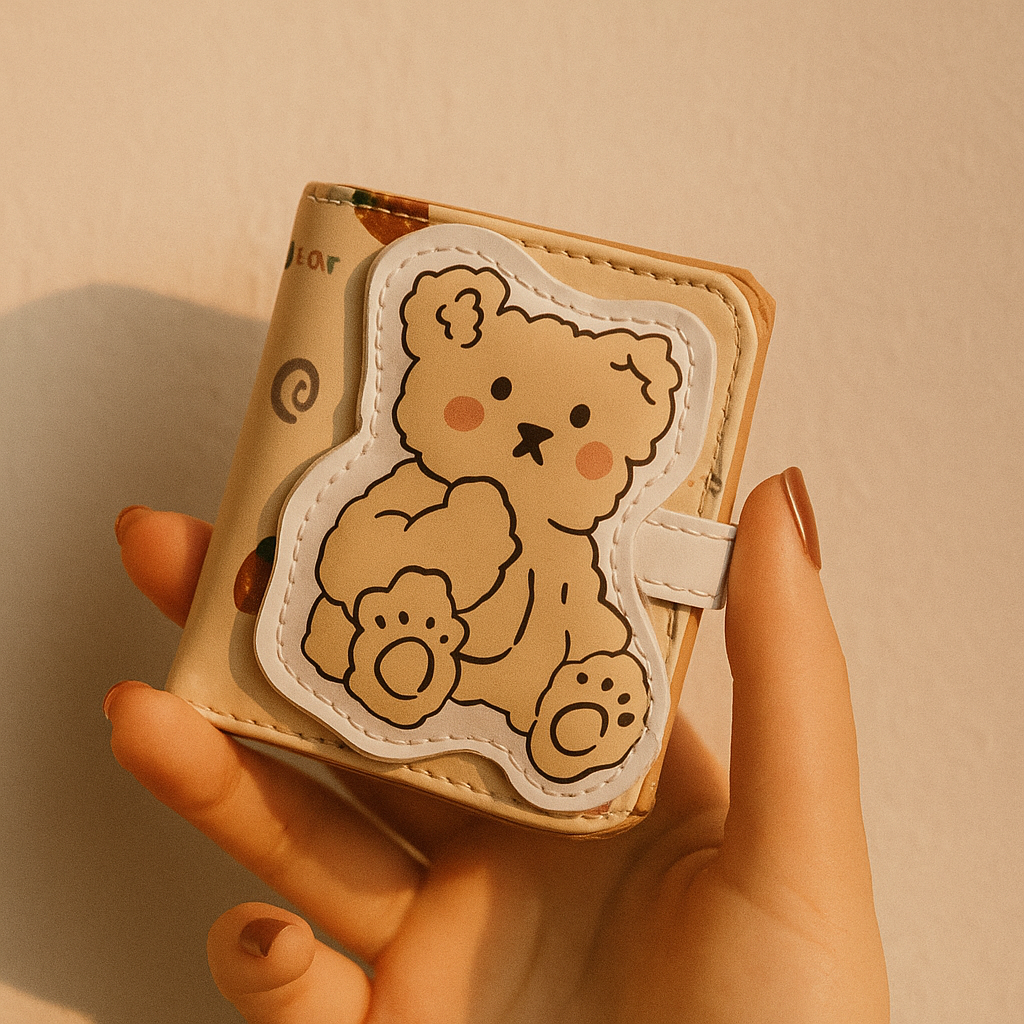 Confused Brown Bear Wallet