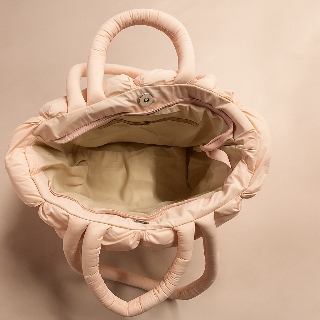 Puffed Tote Bag pink