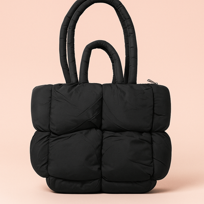 Puffed Tote bag - Black