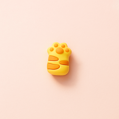 Cat Paw Sharpener - Yellow