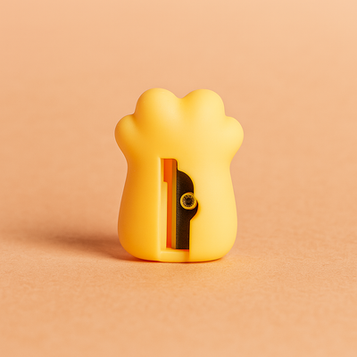 Cat Paw Sharpener - Yellow