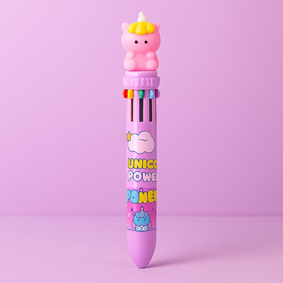 10 Color Ball Pen - Unicorn