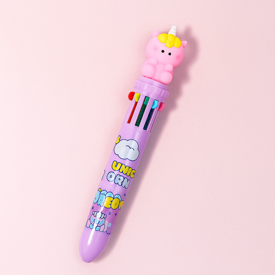 10 Color Ball Pen - Unicorn