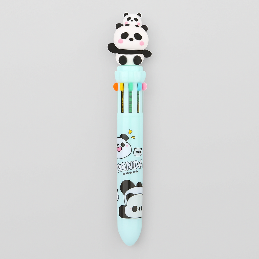 10 Color Ball Pen - Panda