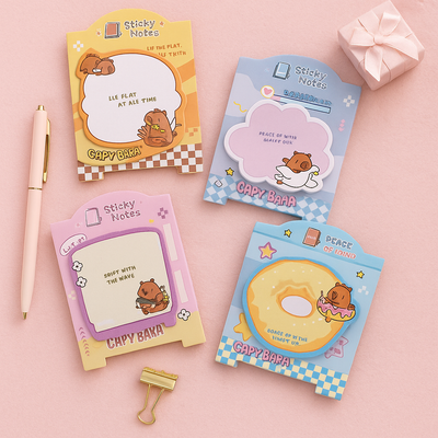 Capybara Sticky Notes - Burger