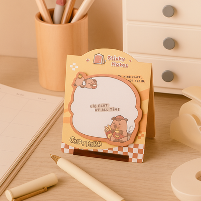 Capybara Sticky Notes - Burger