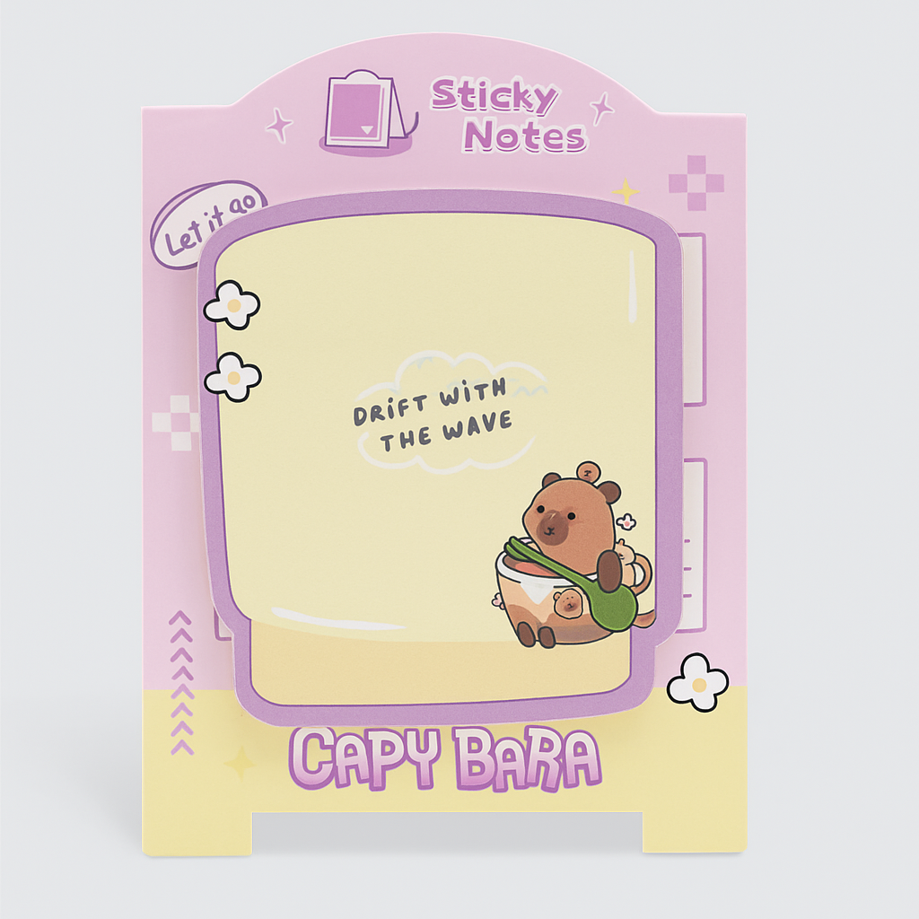 Capybara Sticky Notes - Cup