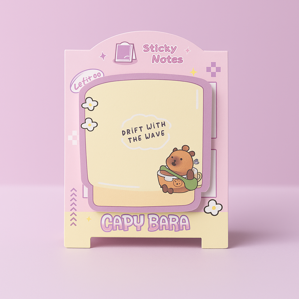 Capybara Sticky Notes - Cup