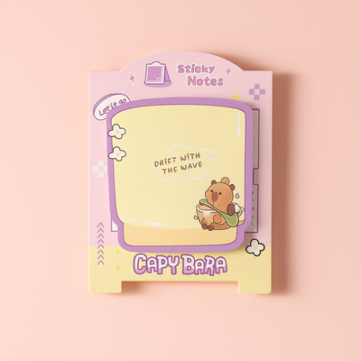 Capybara Sticky Notes - Cup