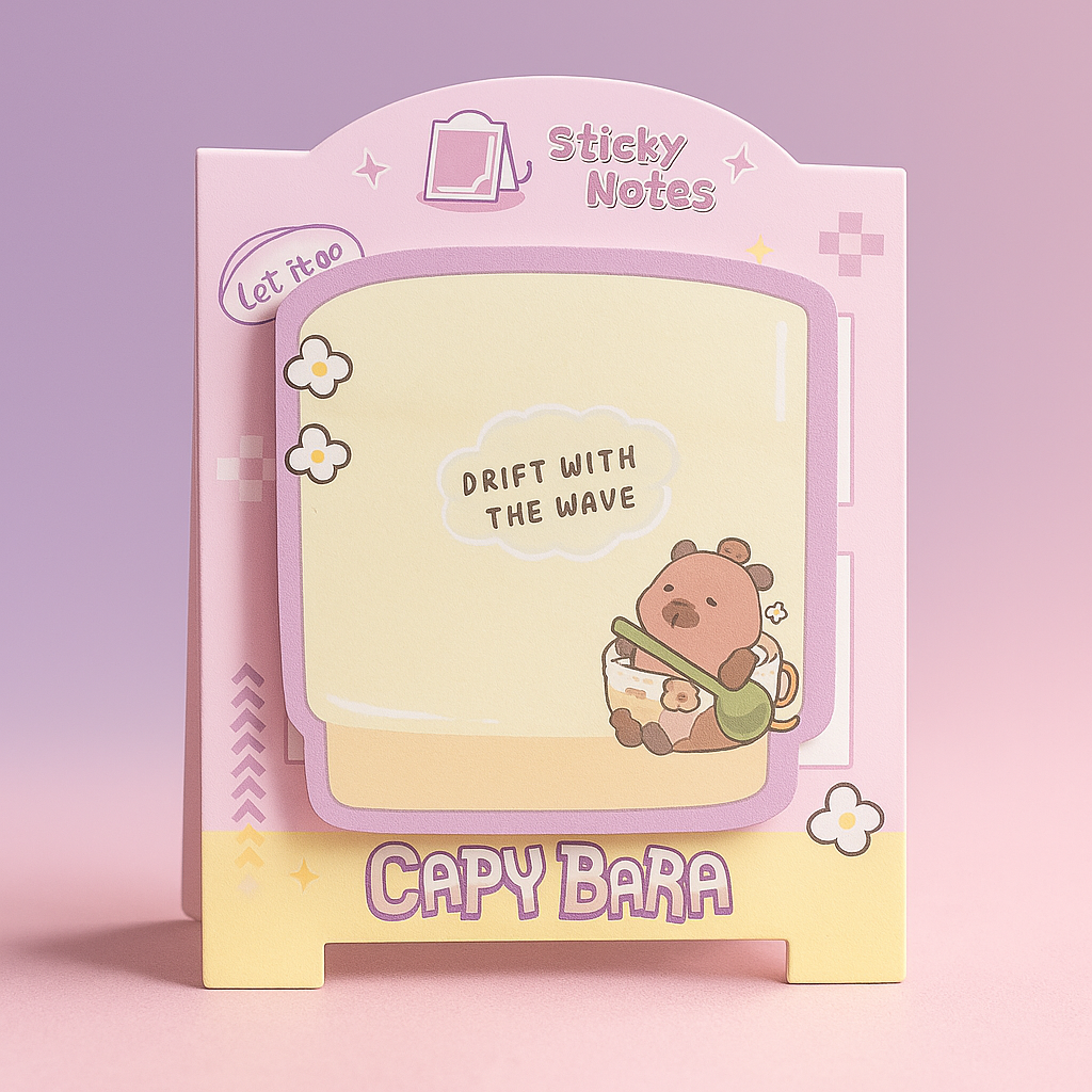 Capybara Sticky Notes - Cup