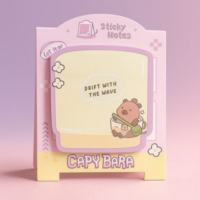 Capybara Sticky Notes - Cup