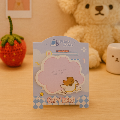 Capybara Sticky Notes - Cloud