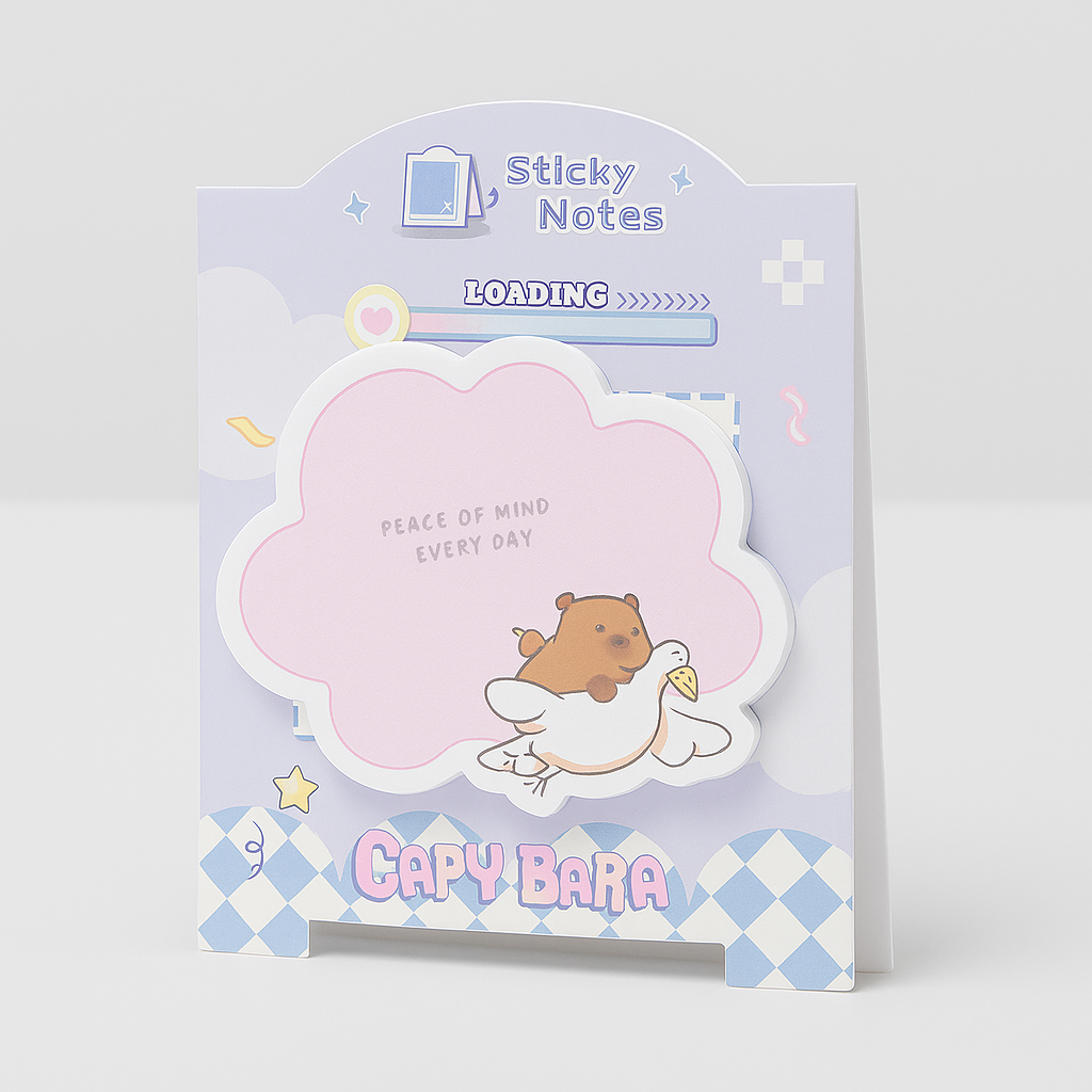 Capybara Sticky Notes - Cloud