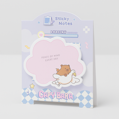 Capybara Sticky Notes - Cloud
