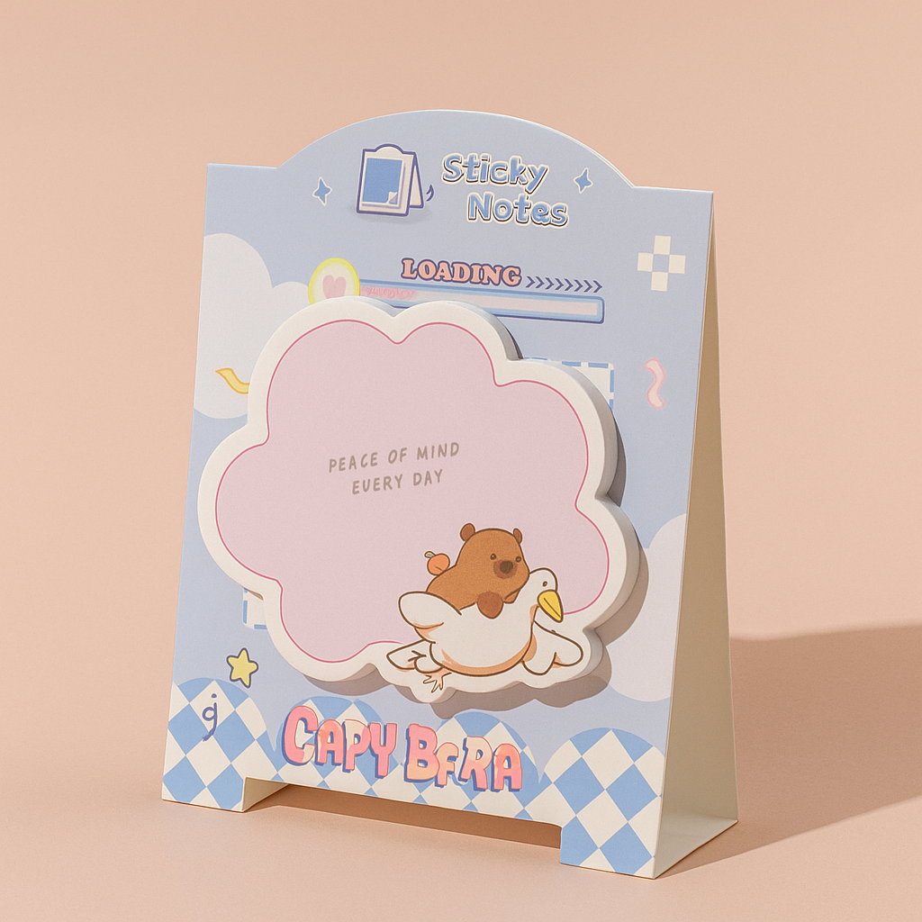 Capybara Sticky Notes - Cloud