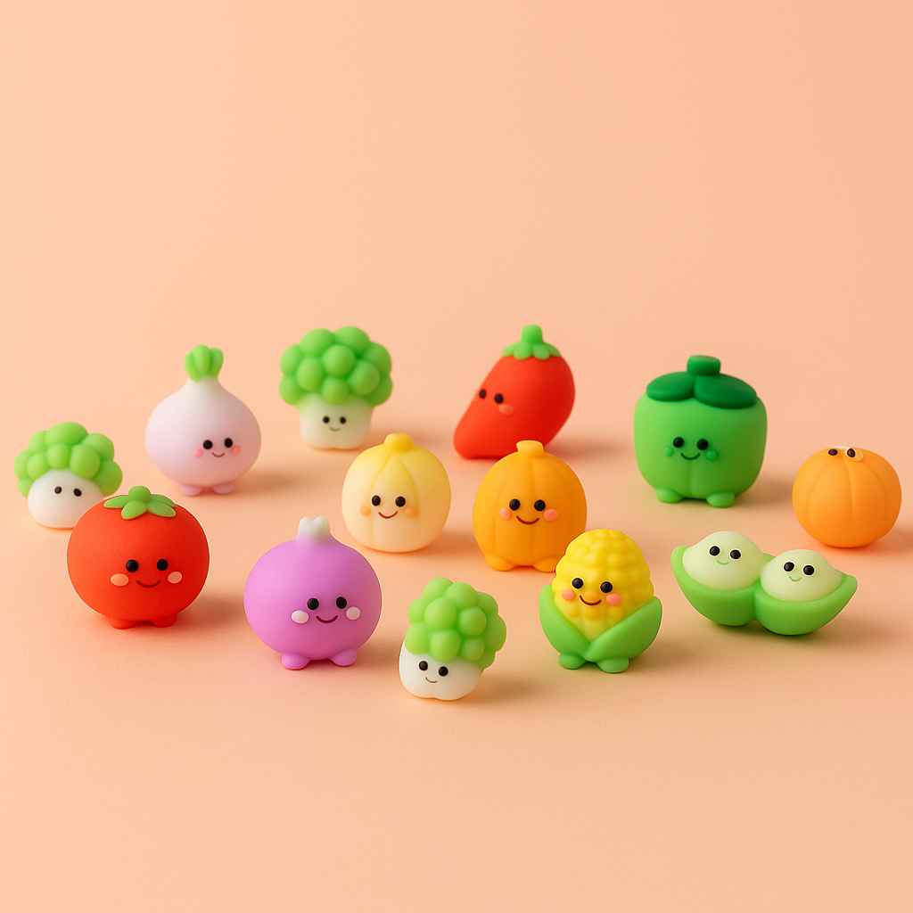 Fruit Shape Eraser Set