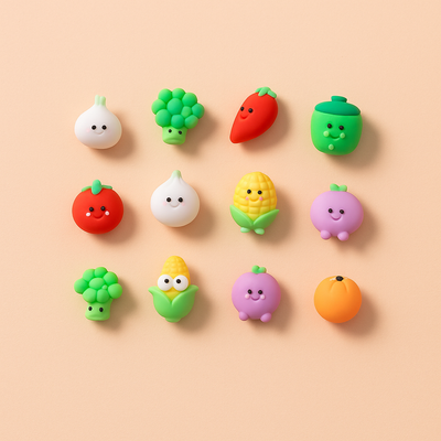Fruit Shape Eraser Set
