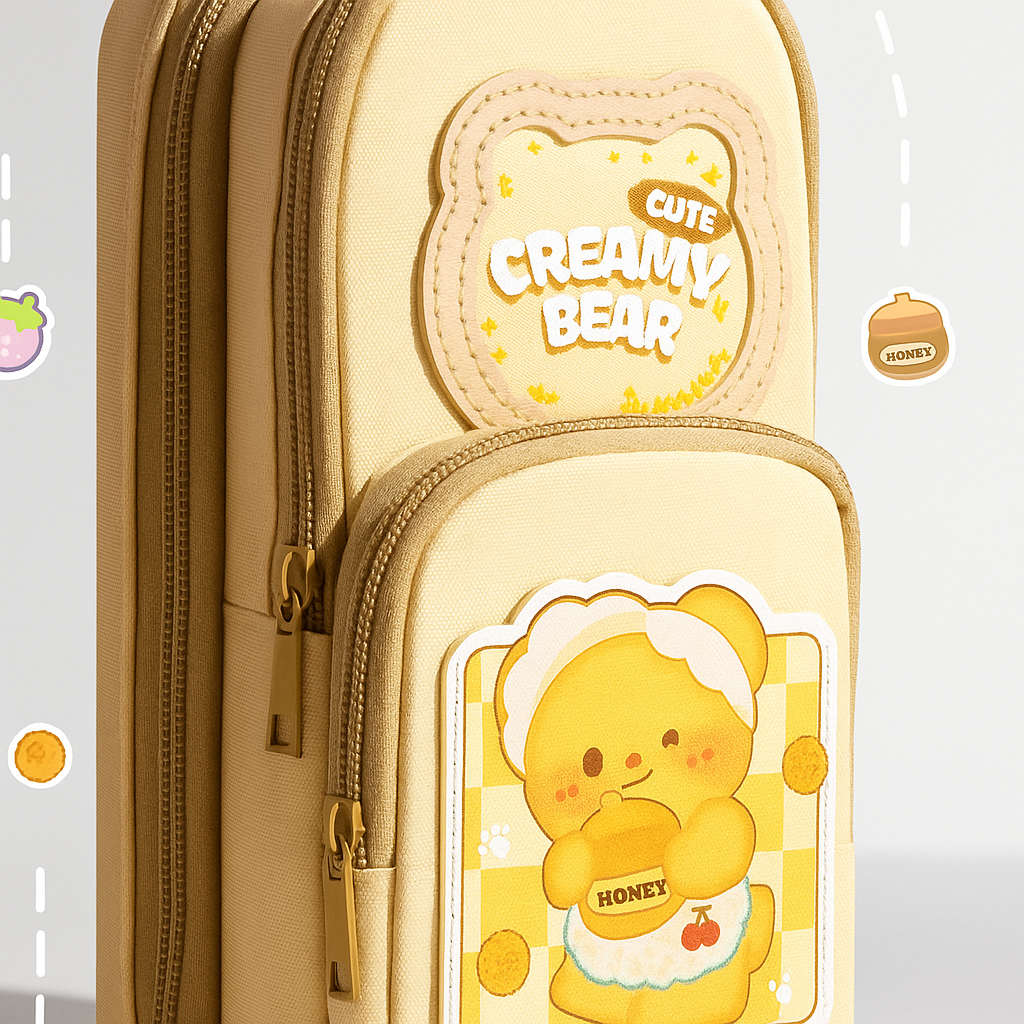 Bear Pencil Case Backpack
