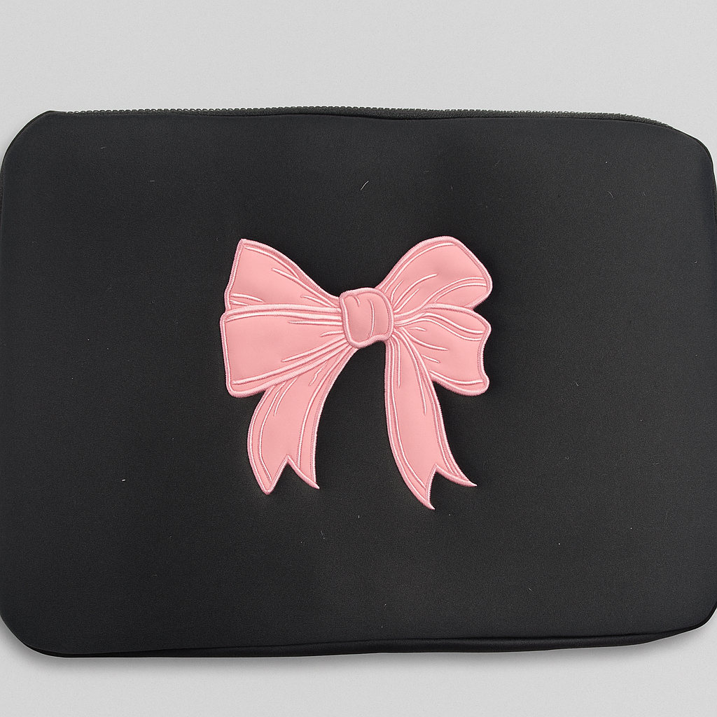 Bow laptop sleeve