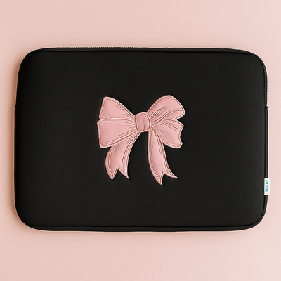 Bow laptop sleeve