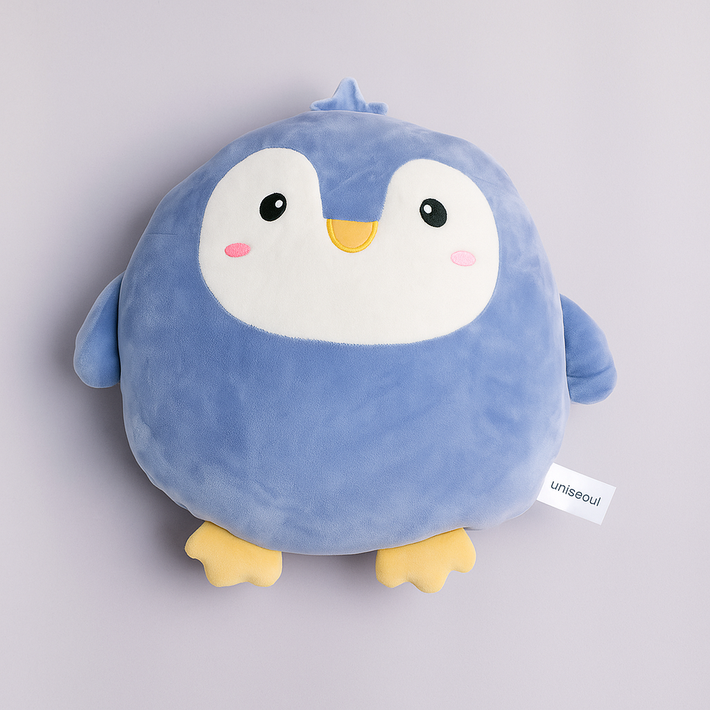 Cute Penguin Plushie Cushion