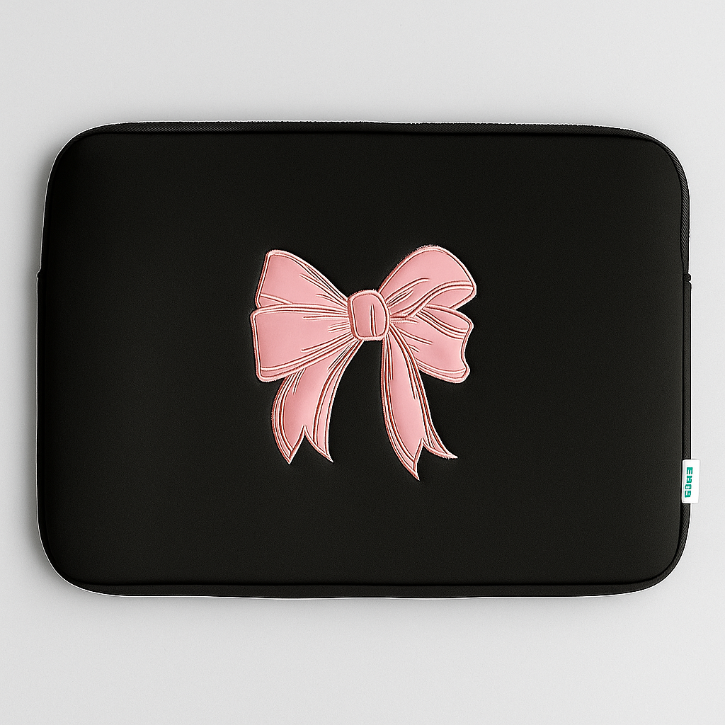 Bow laptop sleeve