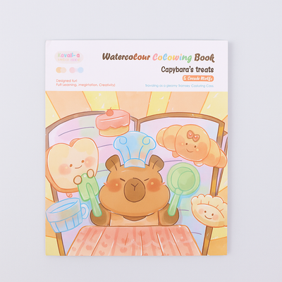 Capybara Colouring Book