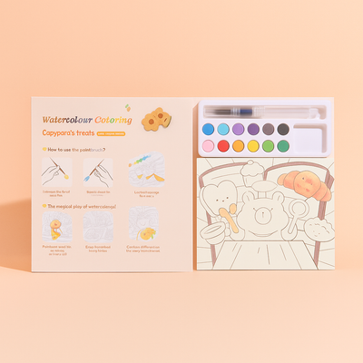 Capybara Colouring Book