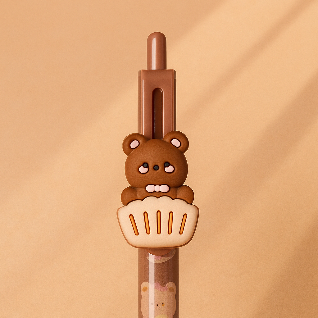Ball Pen - Bear Cupcake