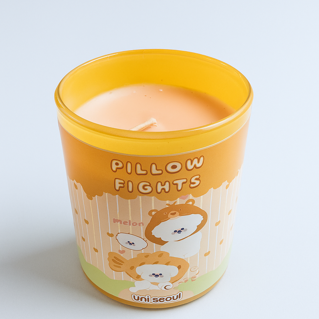 Pillow Fights Candle
