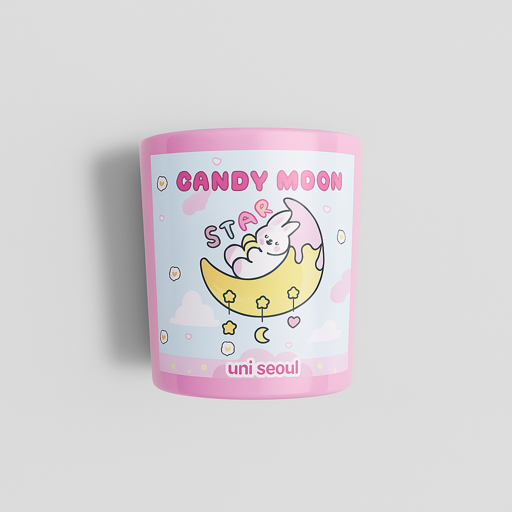 Candy Moon Candle
