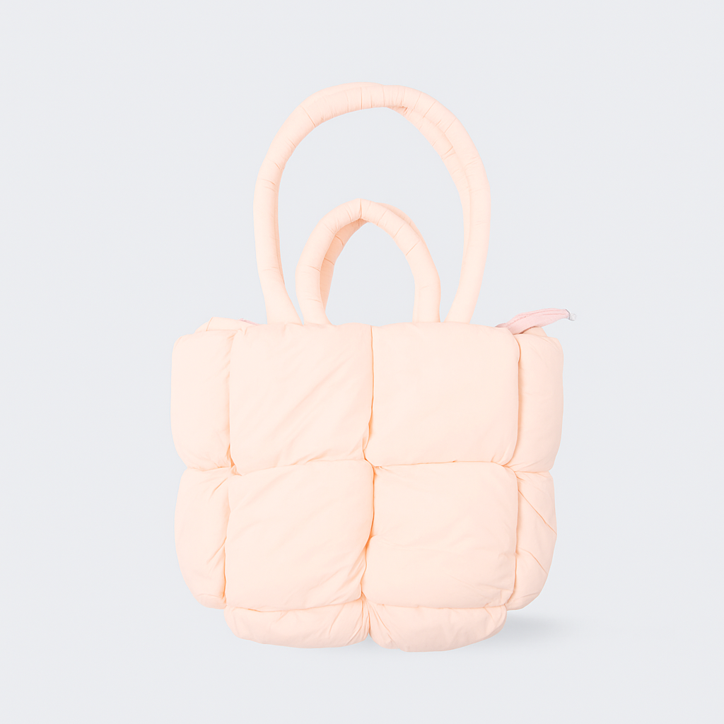 Puffed Tote Bag pink